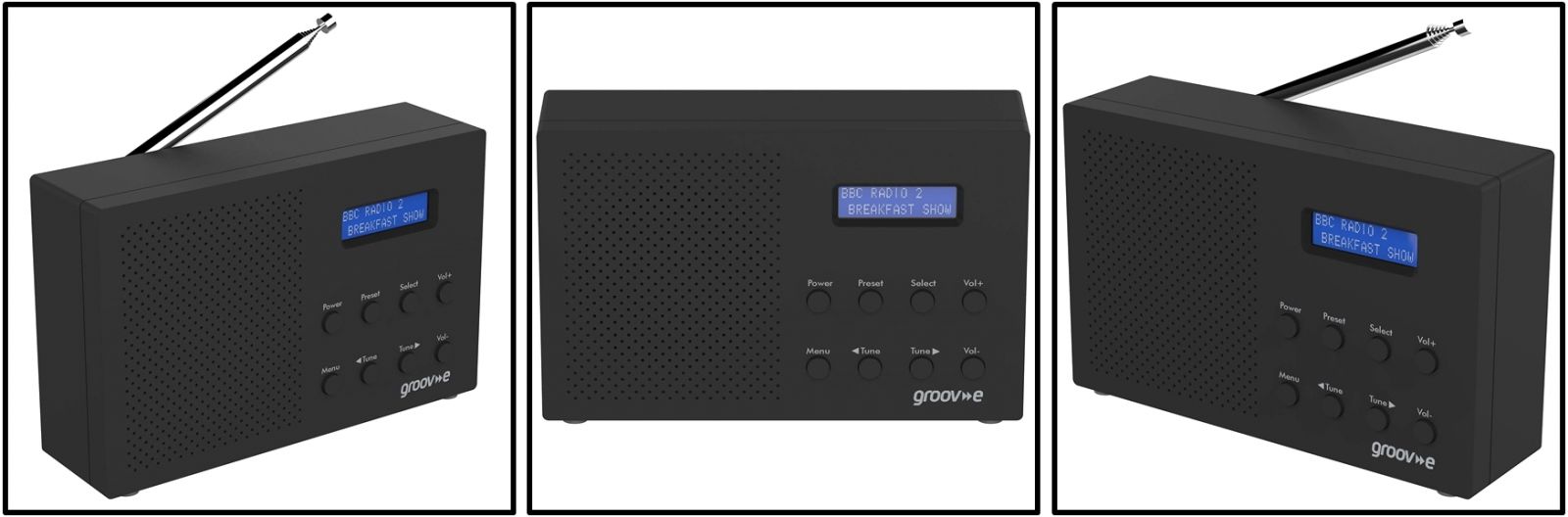 רדיו טרנזיסטור נייד GROOV-E PARIS GV-DR03